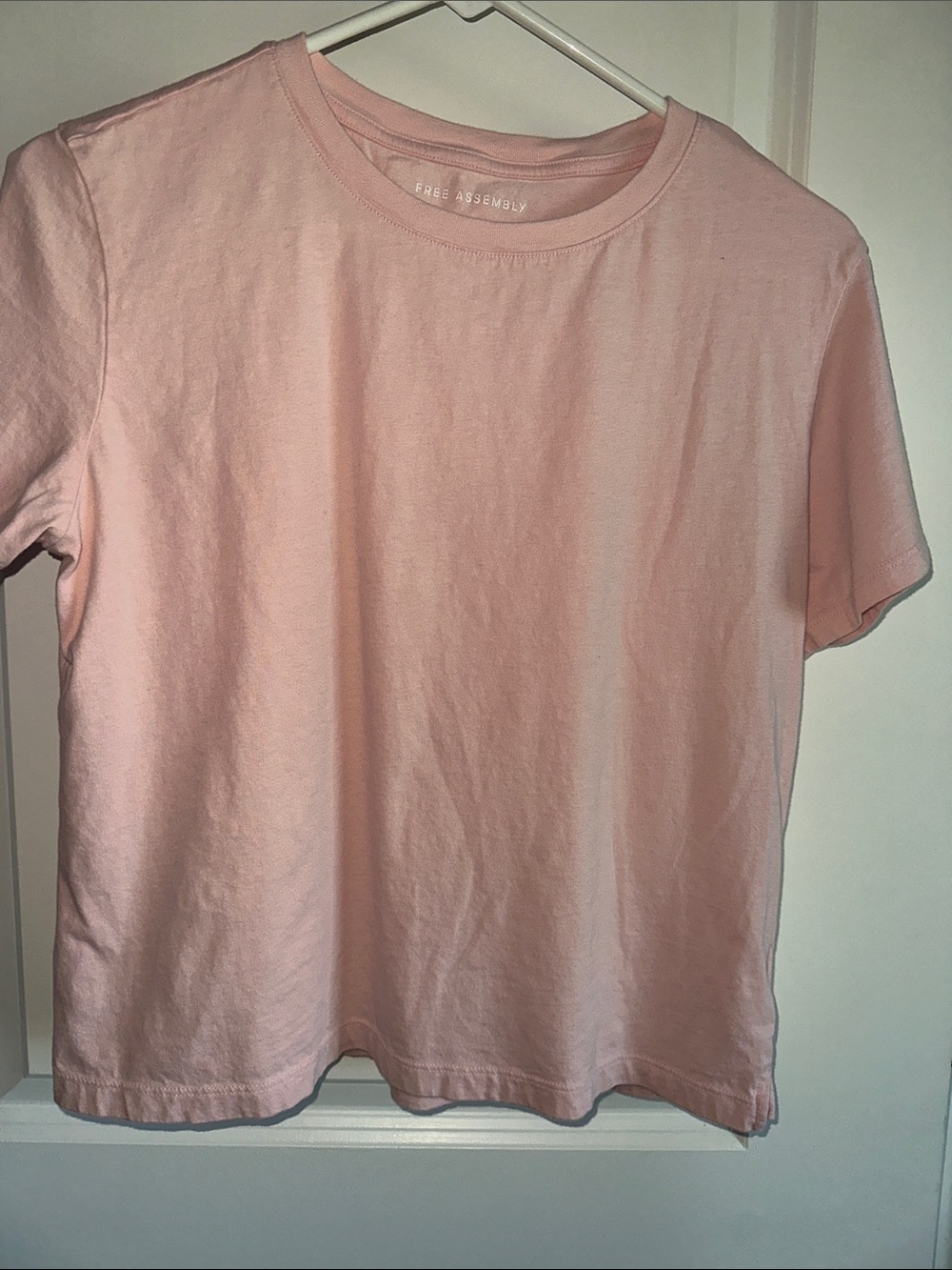 Free Assembly Kids Light Pink Short-Sleeve Crew Tee